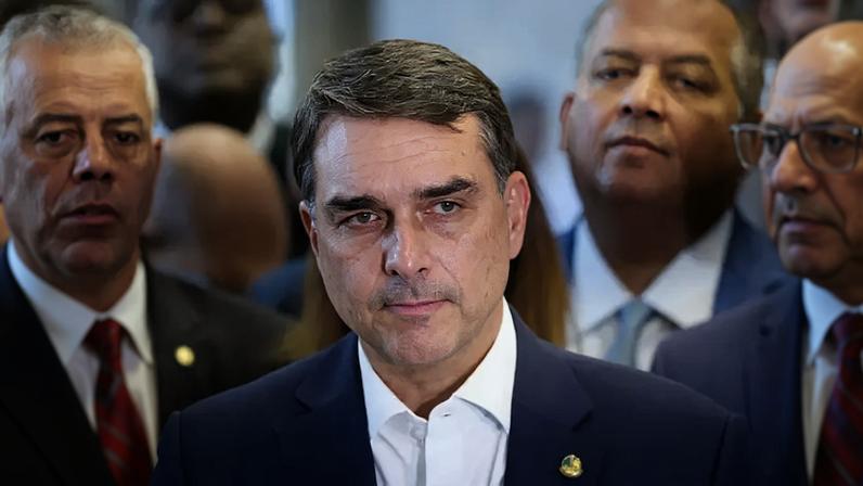 Pré-candidato à Presidência, o senador Flávio Bolsonaro (PL-RJ)