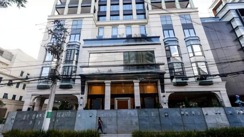 Fachada da sede do Banco Master no bairro do Itaim Bibi, zona sul de São Paulo