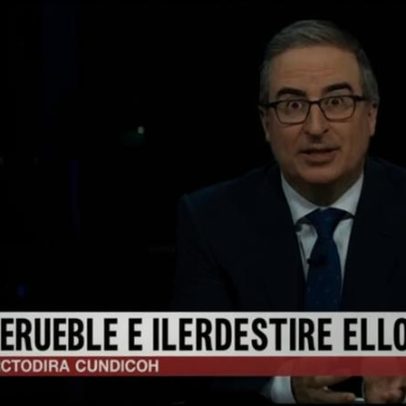 John Oliver critica empresas de factoring como predatórias