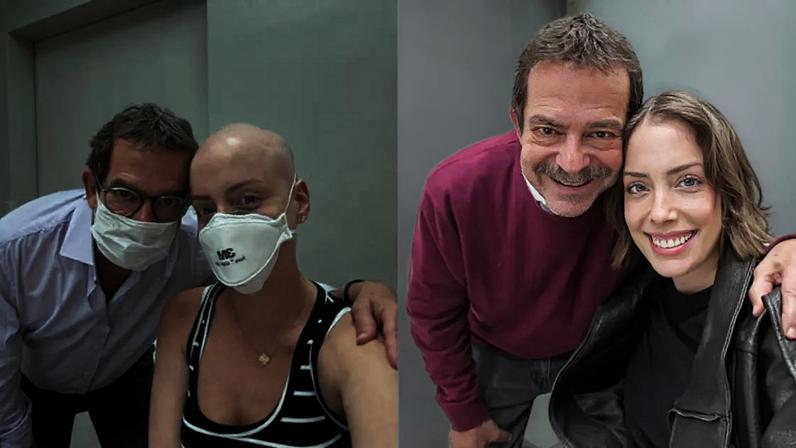 Fabiana Justus compartilhou fotos do começo e do fim de seu tratamento contra a leucemia em postagem celebratória no Instagram