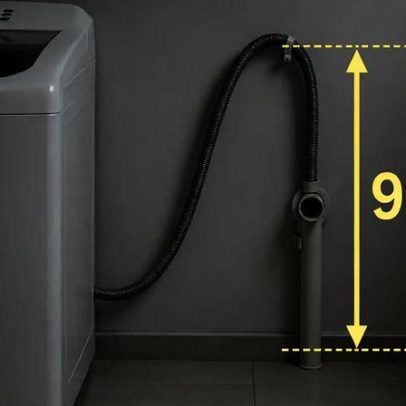 Como instalar a máquina de lavar corretamente para reduzir a conta de água