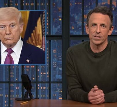 Seth Meyers comenta aproximação de Trump com Xi e questiona postura diante da China