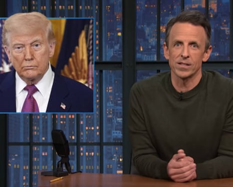 Seth Meyers comenta aproximação de Trump com Xi e questiona postura diante da China