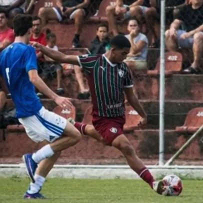 Cruzeiro vence o Fluminense e assume liderança no Brasileiro Sub-20