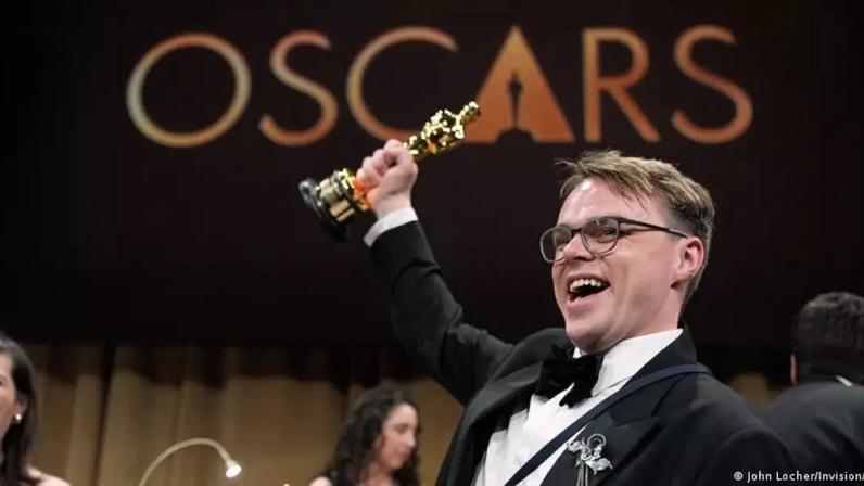 Pavel Talankin em março após conquistar Oscar de Melhor Documentário