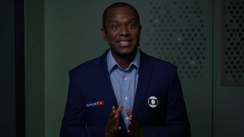 PC Oliveira, comentarista de arbitragem pela Rede Globo