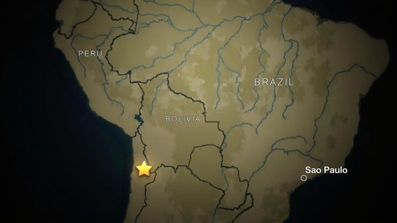 Local do epicentro do terremoto que atingiu o sul do Chile nesta segunda-feira