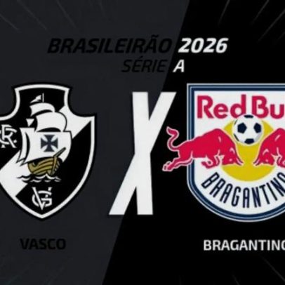 Vasco x RB Bragantino: transmissão, escalações e arbitragem