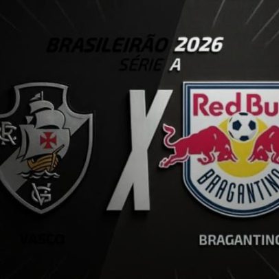 Vasco x Bragantino AO VIVO às 19h pela Voz do Esporte