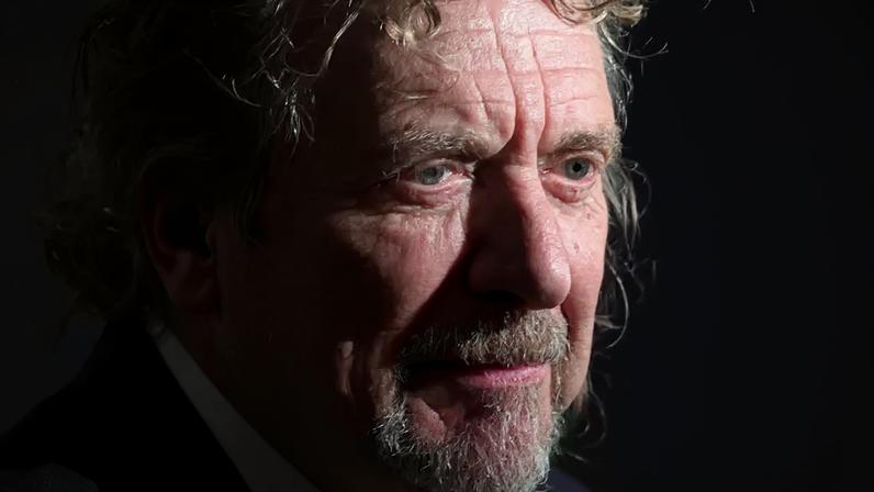 Robert Plant, vocalista do Led Zeppelin, no Kennedy Center Honors em 2012