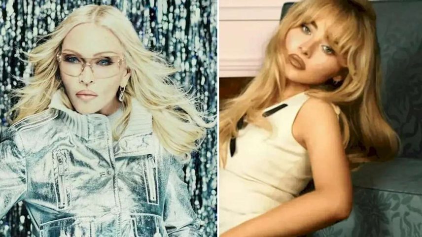 Madonna volta ao TOP 10 dos EUA após colaboração com Sabrina Carpenter