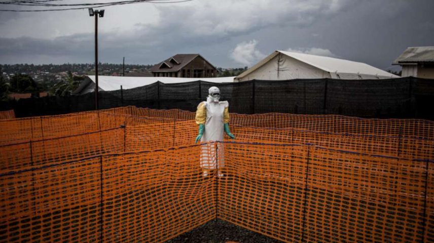 Centro de tratamento contra o ebola, em 7 de novembro de 2018 em Bunia, na República Democrática do Congo (Imagem de ilustração)