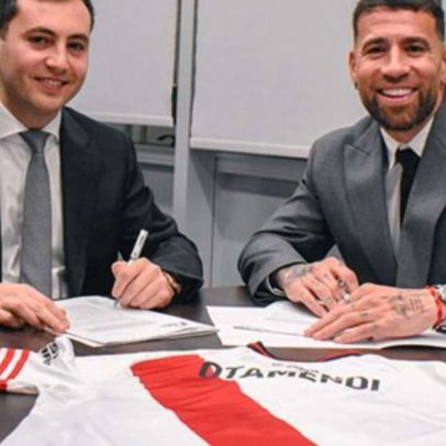 River Plate confirma contratação de Otamendi