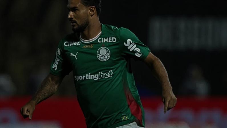 Ramon Sosa durante o treinamento do Palmeiras –