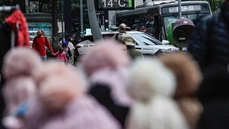 São Paulo registrou a tarde mais fria do ano nesta sexta.