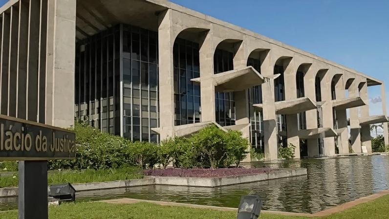 O prédio do Ministério da Justiça