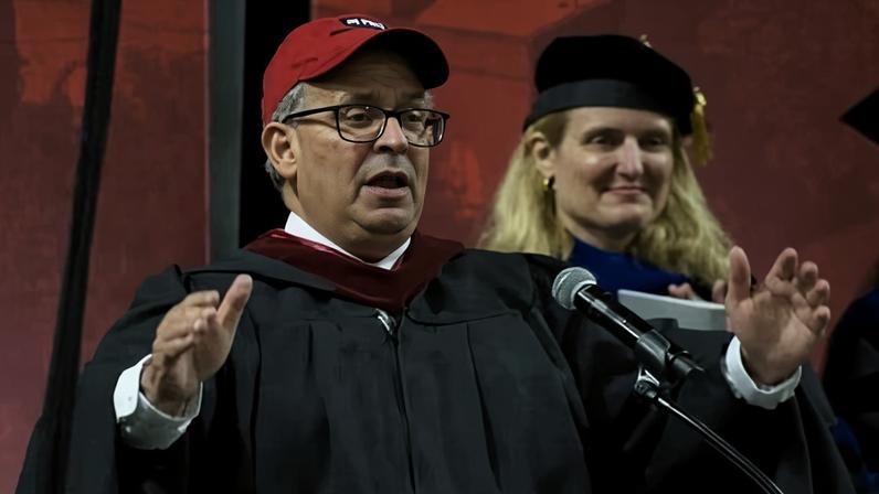 Commencement speaker Anil Kochhar announces he will cover senior-year debts for the Wilson College of Textiles' 2026 graduating class on 8 May.