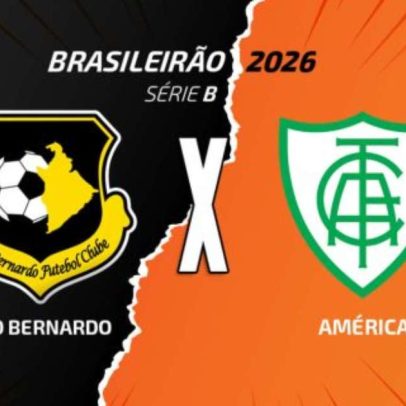 São Bernardo x América-MG: onde assistir, escalações e arbitragem