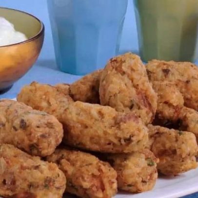 Bolinho de arroz na Air Fryer: receita prática e crocante