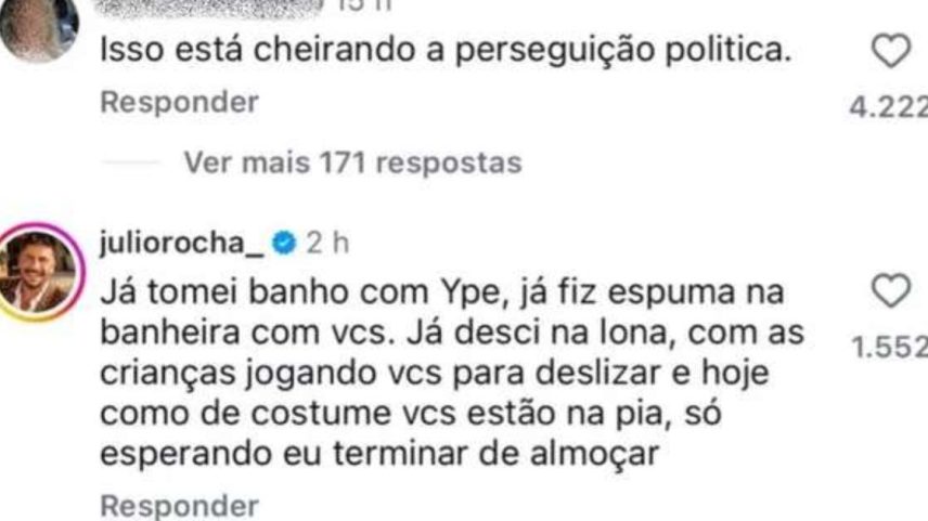 Julio Rocha ignora orientação da Anvisa e sai em defesa da Ypê - destaque galeria