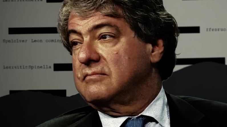 Leon Black overlaid over Epstein files