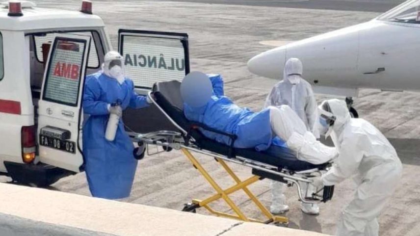 Três pacientes foram evacuados na quarta-feira para receberem assistência médica na Holanda