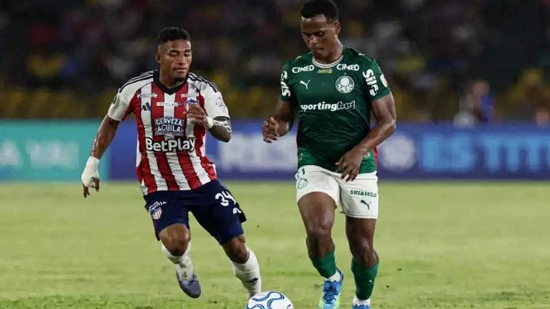 Palmeiras ficou no empate com o Junior Barranquilla, pela Libertadores –