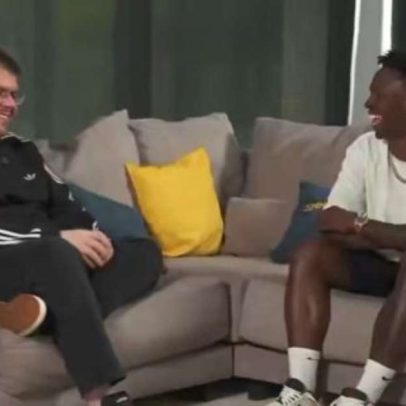 Vini Jr promete novidades para a torcida do Flamengo em entrevista à CazéTV