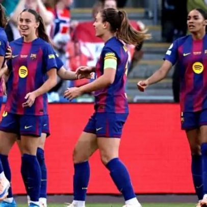 Barcelona vence Lyon e conquista a Liga dos Campeões feminina