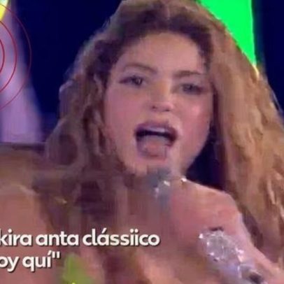 Shakira interpreta o clássico Estoy aquí