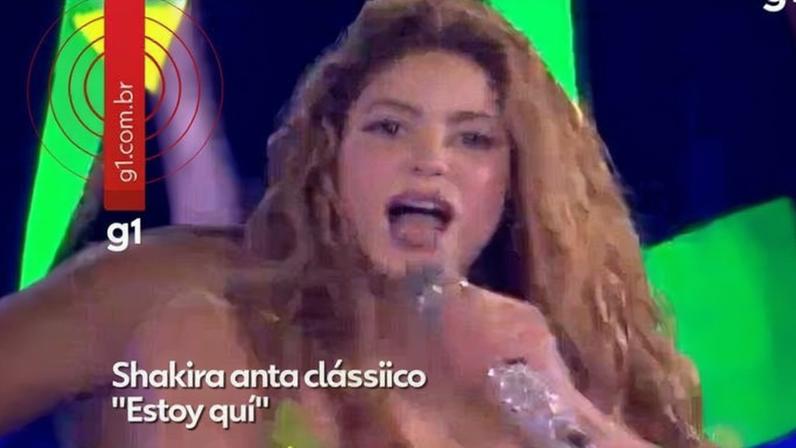 Shakira na Praia de Copacabana