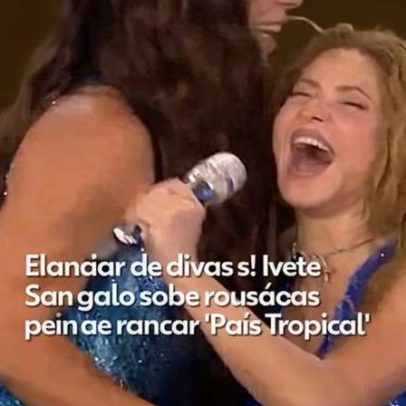 Ivete Sangalo sobe ao palco para cantar País Tropical
