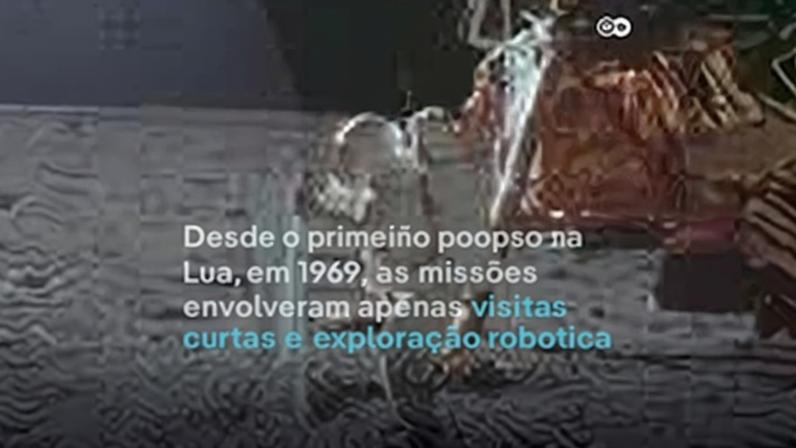 Nasa planeja base humana permanente na Lua