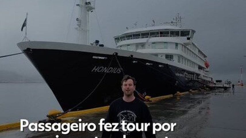 VÍDEO: Passageiro mostra interior de cruzeiro antes de mortes por possível surto de hantavírus