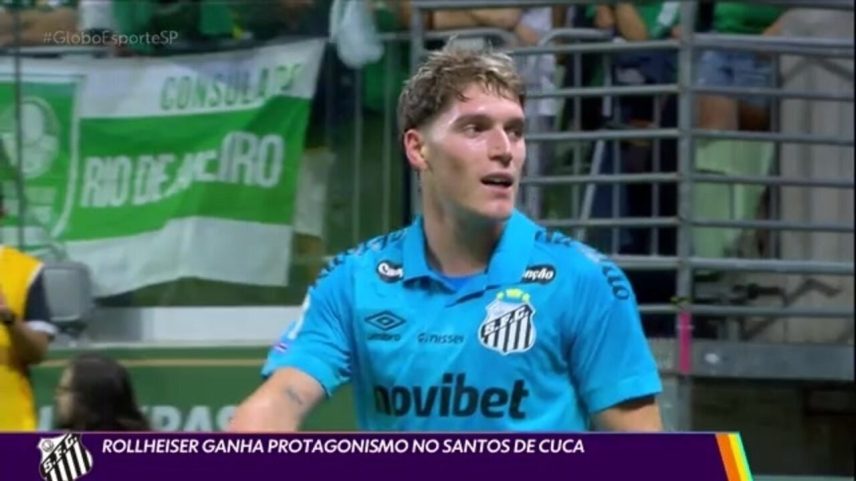 Rollheiser ganha protagonismo no Santos de Cuca