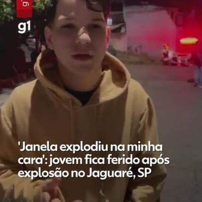 Jovem fica ferido após explosão atingir imóveis no Jaguaré
