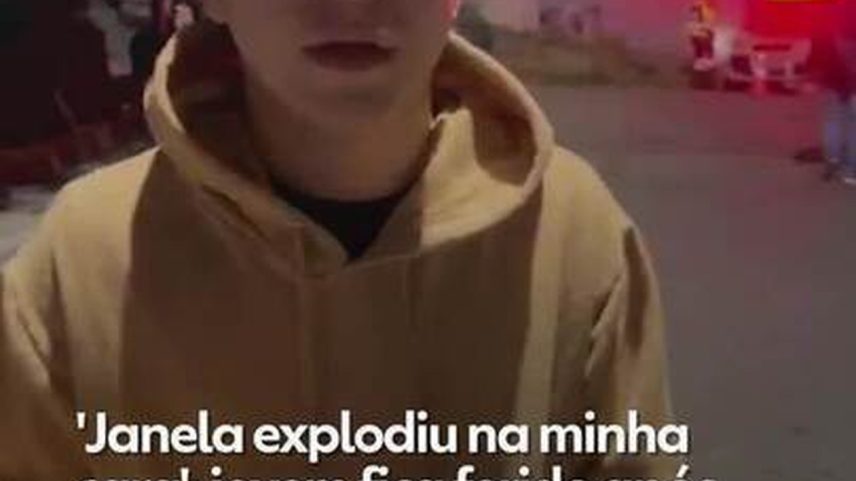 “A janela explodiu na minha cara”: jovem fica ferido após explosão no Jaguaré, SP