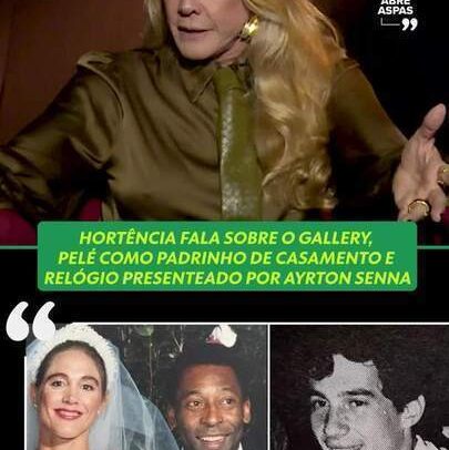 Hortência fala de amizade com Pelé e presente de Ayrton Senna