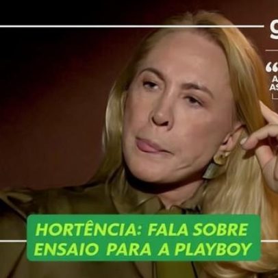 Hortência comenta ensaio nu para a Playboy em entrevista