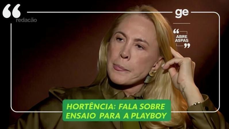Hortência comenta ensaio nu para a Playboy em entrevista