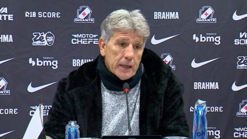 Renato Gaúcho critica atuação do Vasco após goleada