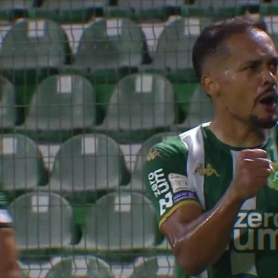 Neto Pessoa marca gol da Chapecoense contra o Remo aos 23 do 1º tempo