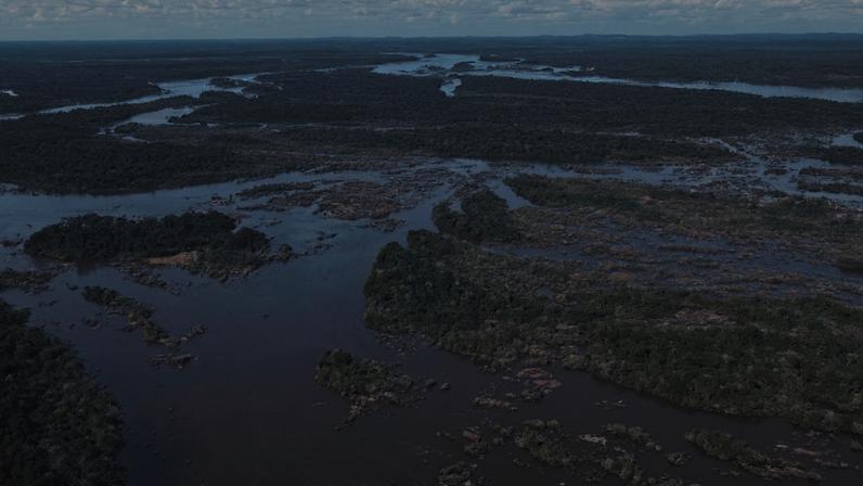 Seca ameaça trecho do Rio Xingu, no Pará