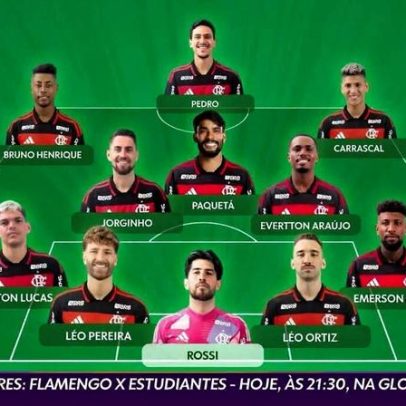 Pulgar, Cebolinha e Plata desfalcam Flamengo contra Estudiantes