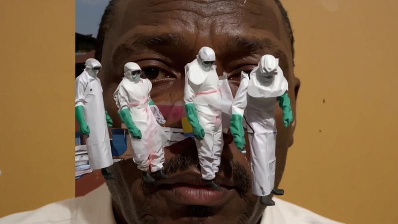 O pastor Bisoke Balikenga relatou como as regiões afetadas têm sofrido com o avanço da doença. (Foto: Reprodução/CBN News)