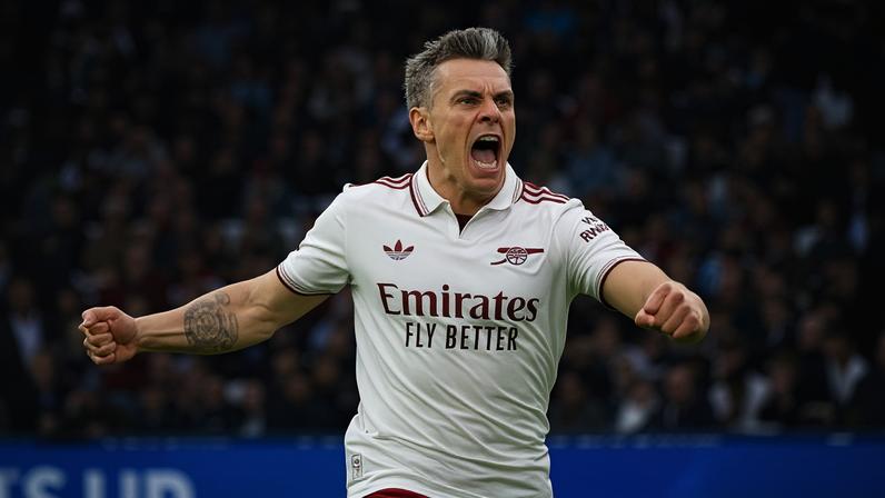 Leandro Trossard celebrates scoring Arsenal’s winner shortly after Mateus Fernandes had a great chance for West Ham.