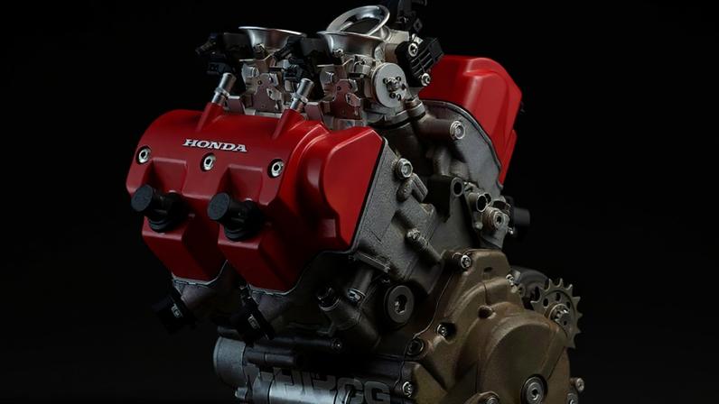A Honda lança um motor V3: o primeiro motor V de três cilindros da história possui um compressor elétrico e é refrigerado a água.