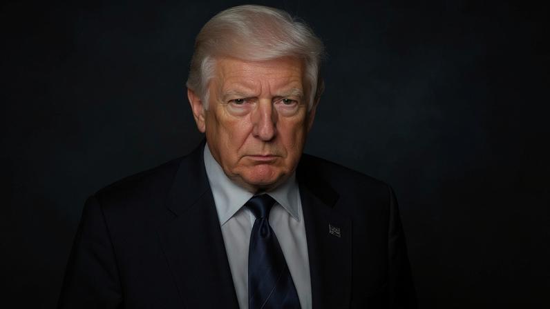 Imagem compartilhada por Trump na Truth Social mostra rosto do presidente em nota de cem dólares