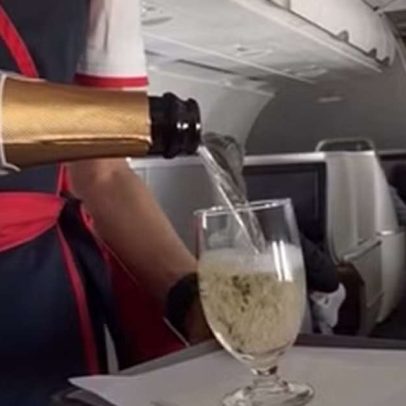 Influencer brinda com champanhe após término entre Virginia e Vini Jr.