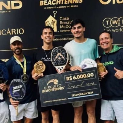 Jovem dupla vence multicampeões e conquista título em Campinas